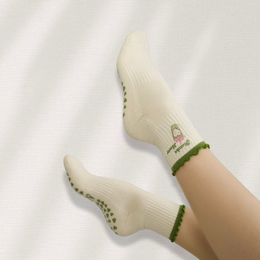 "Matcha Lover" Pilates Zokni