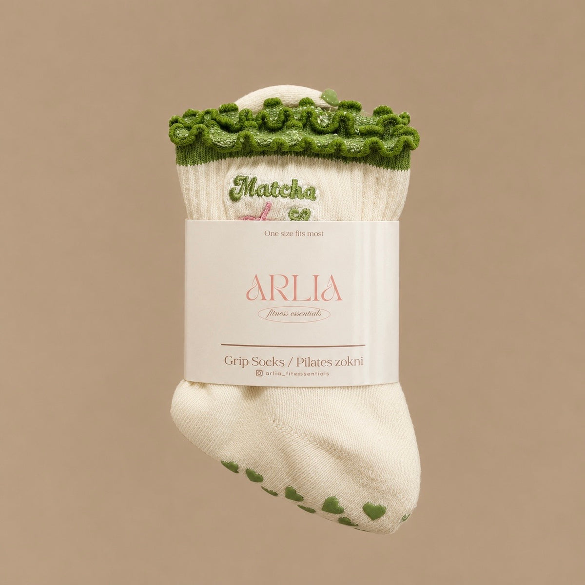 Arlia „Matcha Lover” Tapadós Zokni 🍵