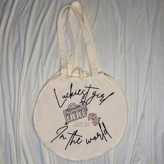 "Luckiest Girl in The World" Vászontáska
