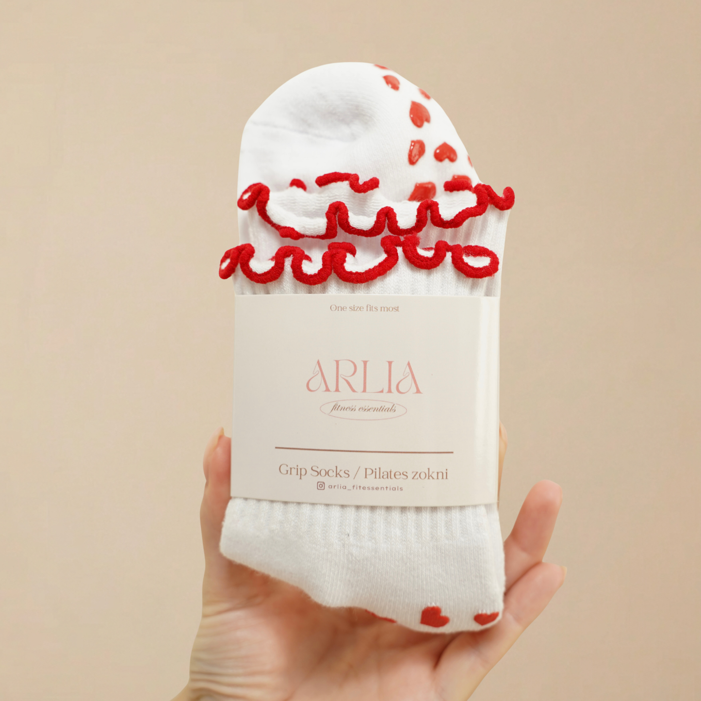 Arlia „Hot Girls Do Pilates” Tapadós Zokni 🔥