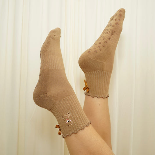 Mackós Pilates Zokni