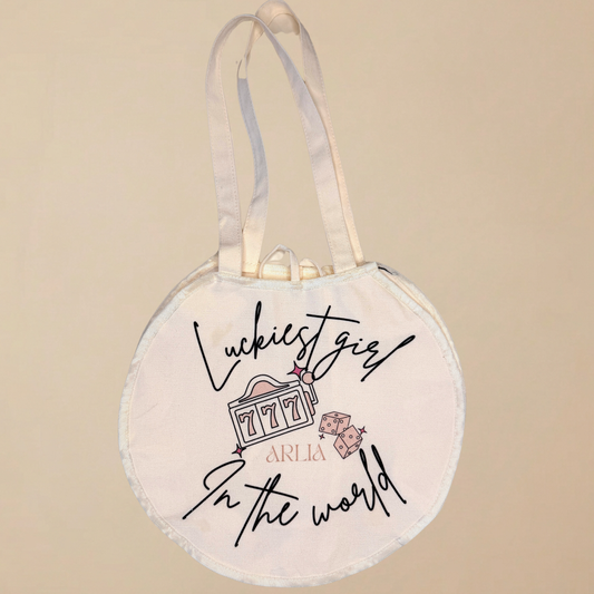 Arlia „Luckiest Girl in the World” Tote Bag🍀