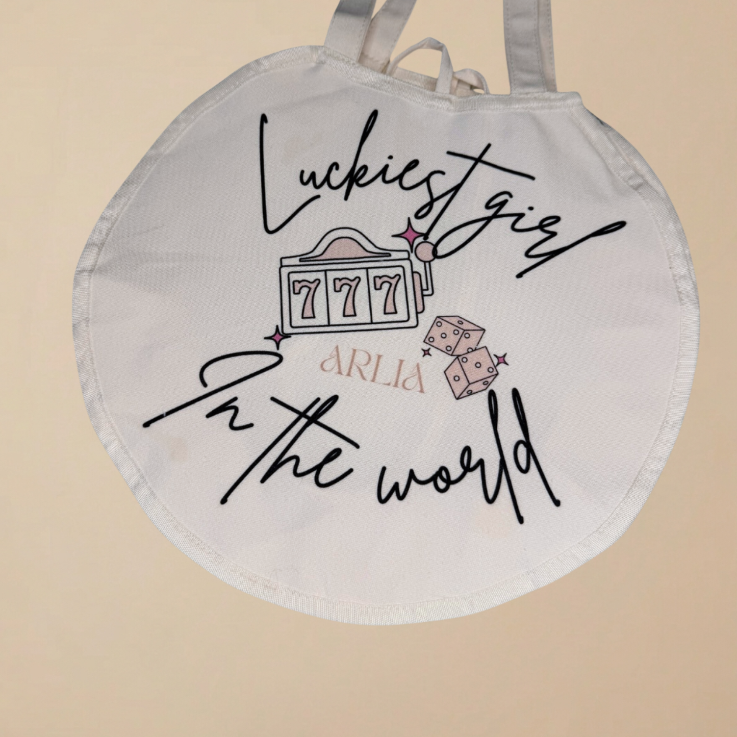 Arlia „Luckiest Girl in the World” Tote Bag🍀