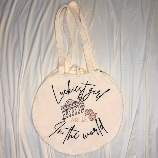 "Luckiest Girl in The World" Vászontáska