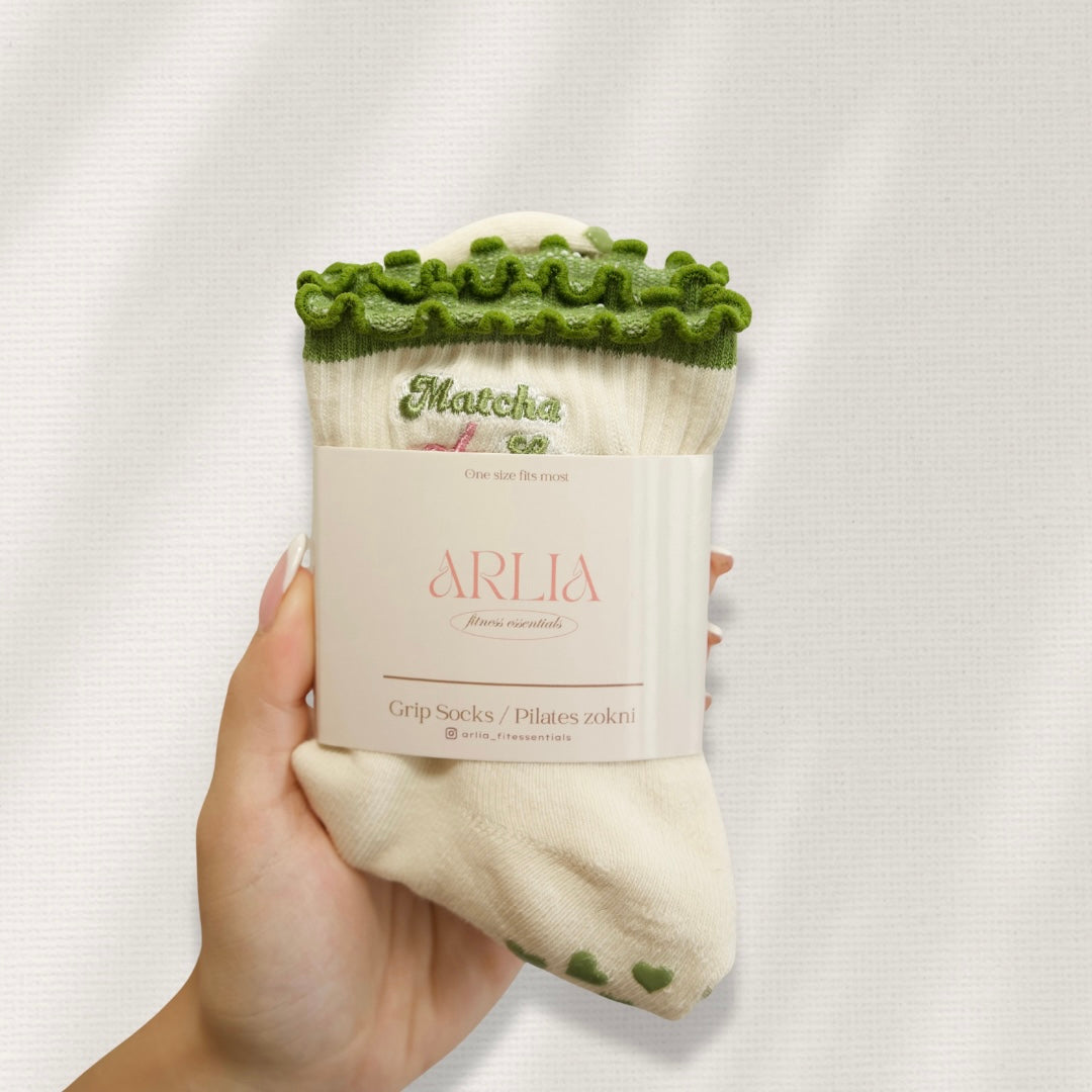 "Matcha Lover" Pilates Zokni