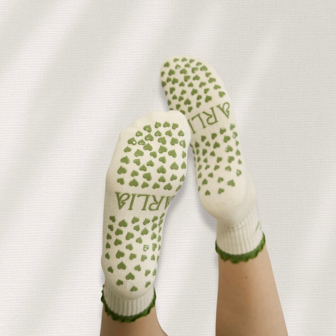 "Matcha Lover" Pilates Zokni