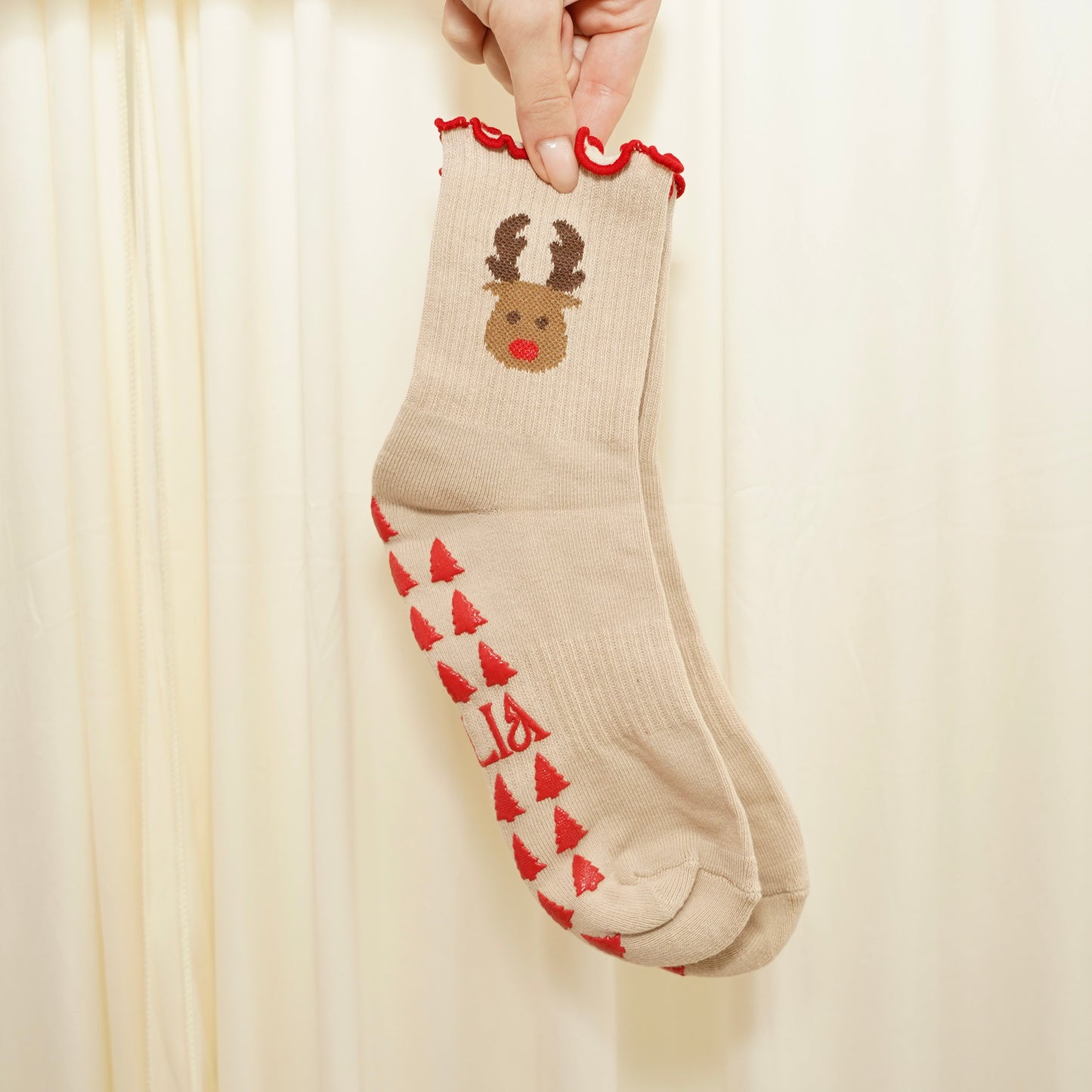 Rénszarvas Pilates Zokni