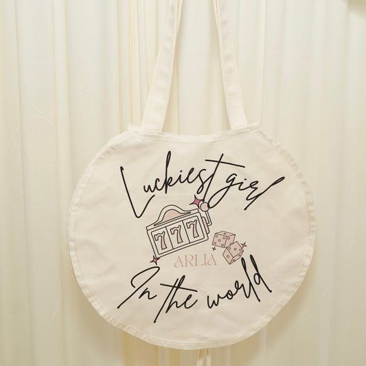 "Luckiest Girl in The World" Vászontáska